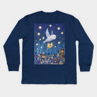 Magic owl Kids Long Sleeve T-Shirt